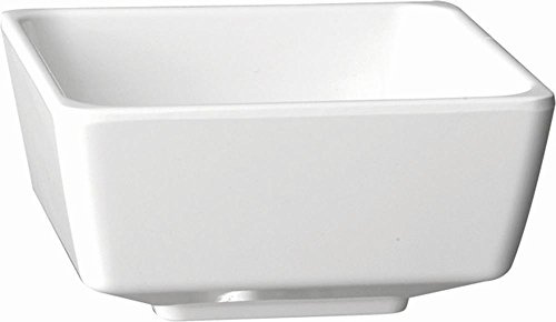 APS 83910 FLOAT Melamin Schale quadratisch mit Anti-Rutsch-Füße, Ø 5, 5 x 5, 5 x 3 cm 0.03 ltr.