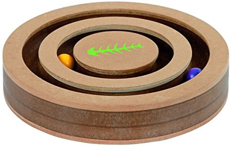 Kerbl 82259 Denk- und Lernspielzeug Exciting für Katzen, 20 x 4 cm