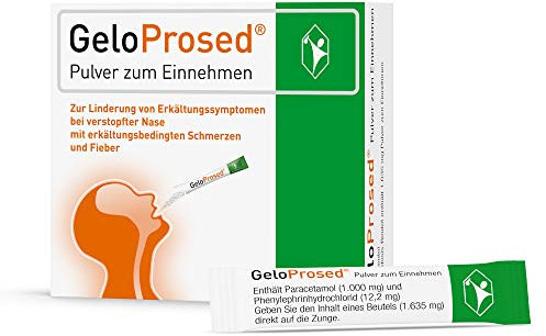 GeloProsed Pulver zum Einnehmen für die Erkältung im Griff, 10 Stück