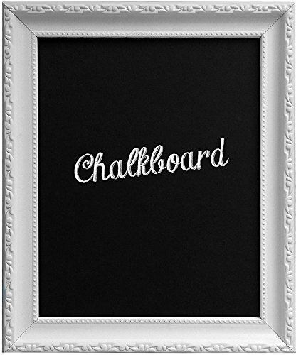 Frames By Post AP-3025 Schiefertafel mit Rahmen, in verschiedenen Farben und Größen, plastik, weiß, 30 x 20