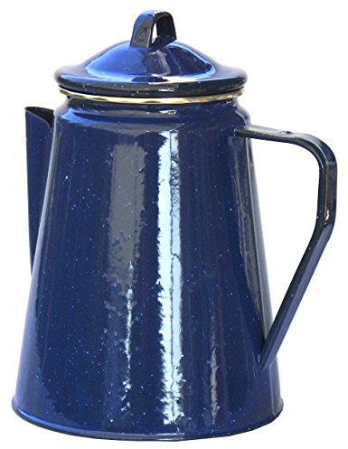 Origin Outdoors Emaille Kaffeekanne Blau 1.8 L