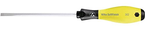 Wiha Schraubendreher SoftFinish® ESD Schlitz (08183) 6,5 mm x 150 mm