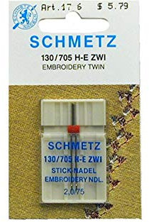 Schmetz 1736 doppelt Maschine Stickerei Maschine Nadelstärke 2.0/75 1 CT