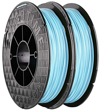UP Fila Premium PLA 3D Printer Filament, Low Odor, Consistent 1.75mm Diameter,1KG (500g×2 Spool), Blue