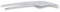 3 Claveles Pinzas de Chef, Sushi o Emplatar, Acero Inoxidable, (25 cm), Gris