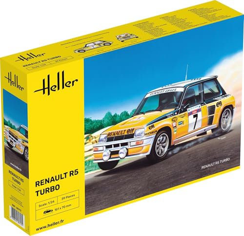 Heller - 80717 - Construction Et Maquettes - Renault R5 Turbo - Echelle 1/24ème