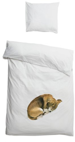 Snurk® - Kinder Bettwäsche Set, Bob Bettwäsche, 135 x 200 cm, inkl. 1 Kissenbezug 80 x 80 cm, aus 100% Bio-Baumwolle