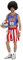 widmann 75821 Costume GIOCATORE DI PALLACANESTRO S