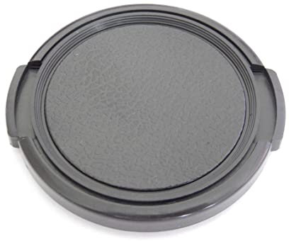 vhbw Objektivdeckel 49 mm kompatibel mit Leica Apo-Summicron-M 1:2/75 mm Asph. Kamera - Kunststoff Schwarz, mit Seitengriff