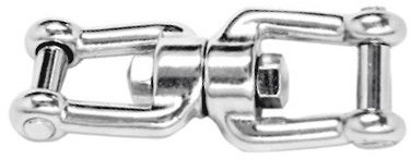 Yacht Steel Emerillon à Manille Double avec vis Six pans Creux 6mm AISI 316