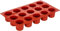 Silikomart 20.059.00.0060 SF 059 BORDELAIS - SILICONE MOULD ø45 H 45 MM, Terracotta