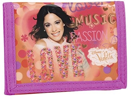 Disney Violetta Geldbörse Münzenfach Geldbeutel Brieftasche
