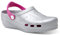 FELIZ CAMINAR - Zuecos Sanitarios Asana Plata/Fuxia, 39