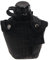 US gourde plastique, 1l, nylon couvercle, Couleur:Schwarz