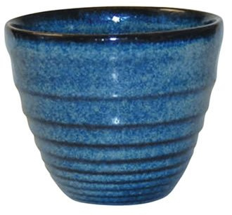 Churchill Super Vitrified DL412 Bit on the Side Ripple Chip Mugs, 284 mL, Blue (Pack of 12)
