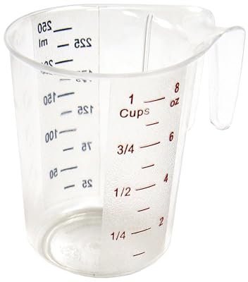 Winco 1-Cup Measuring Cup, Polycarbonate