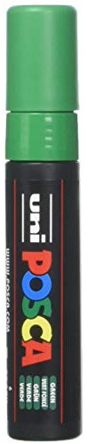 Uni Posca PC-17K Marqueur peinture verre Pointe large biseautée 15 mm Vert