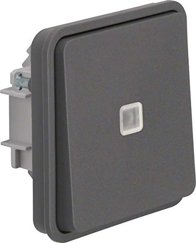 Berker W-SCH EINS M WIP BEL M LED ROT WP GRAU 30863515