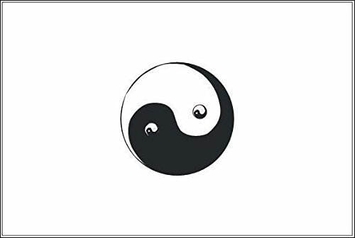 U24 Fahne Flagge Yin Yang 90 x 150 cm