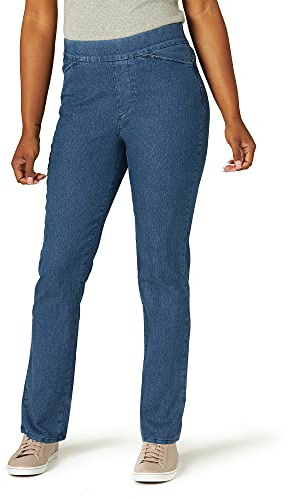 Chic Classic Collection Women's Easy Fit Elastic Waist Legging, Mid Shade, 14 Petite