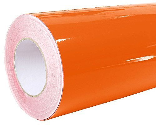 Oracal 621 - Hoja adhesiva - 5m x 31cm - Lámina - Hoja de muebles - Plotterfolie - Autoadhesivo + GRATIS Kanpur rápido Escobilla de goma - 034 Naranja
