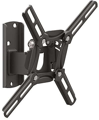 Barkan Soporte TV de Pared Giratorio e inclinable para Pantallas de 13-43 Pulgadas, Pantalla Plana/Curva, Peso máximo 30Kg, Bloqueo, para LED OLED LCD, hasta VESA 200x200