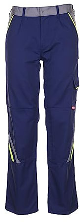 Planam Größe 48 Herren Visline Bundhose Marine gelb Zink Modell, 2423048