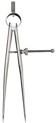 Starrett Toolmakers - Calibrador y divisor tipo resorte, tamaño de 6 | Resorte de arco, perno de fulcro endurecido, tipo junta de resorte, 277-6