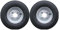 A pair of 400 / 4.00 x 8 inch trailer wheels and tyres with 4 ply tyre and 4 inch PCD 400 x 8 PLEASE DO NOT BUY UNTIL YOU HAVE CHECKED YOUR PCD ASK IF NOT SURE (NOT SUITABLE FOR ERDE TRAILERS)