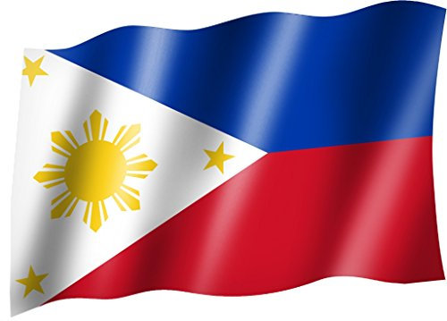 Flagge/Fahne PHILIPPINEN Staatsflagge/Landesflagge/Hissflagge mit Ösen 150x90 cm, sehr gute Qualität