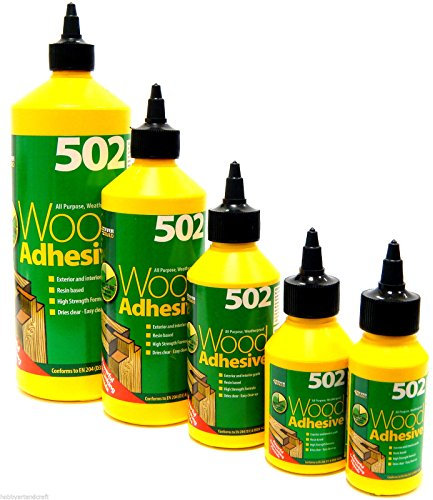 Wood Glue Wood Adhesive Glue Weatherproof Super Strong Transparent Quick Dry New (500ml)