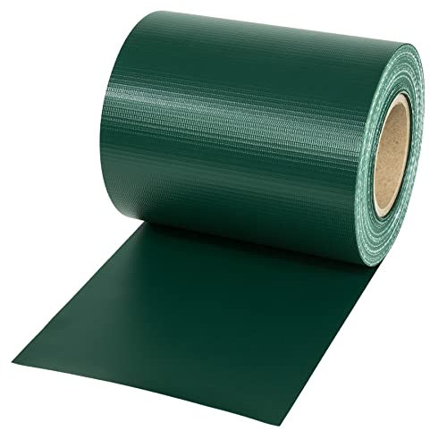 TecTake® Brise Vue Jardin en PVC pour Grillage et Cloture, Brise Vue Paravent Exterieur Pare Soleil Protection UV Occultant Grillage Rigide Pare Vent Jardin - Rouleau 70 m x 19 cm - Vert