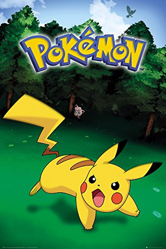 Pokemon Poster Pack Pikachu Catch 61 x 91 cm (5) Posters Wallscrolls