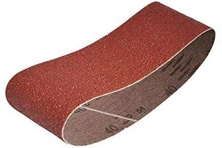 Faithfull AB60400C Cloth Sanding Belt 400 x 60mm 40g (3 Pieces)