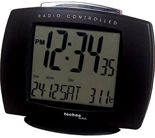 Technoline klassischer Funkwecker WT 189 mit Innentemperaturanzeige und Datums-/ Wochentagsanzeige