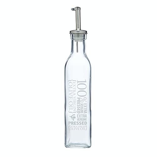 KitchenCraft World of Flavours Bouteille Spray pour Huile d'olive, Verre, 270 ML