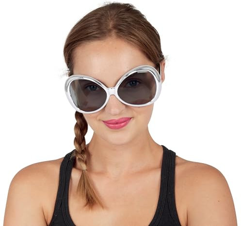 P'tit Clown 20033 Lunettes Disco Discobrille, Silber, 17 x 8