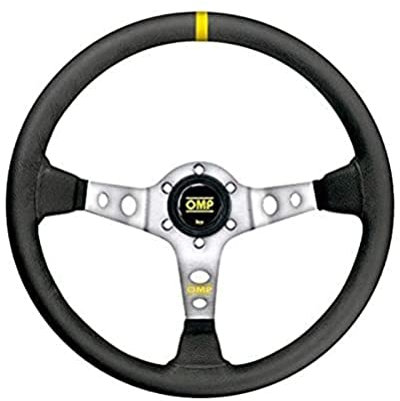 Omp ompod/1956/An Corsica Volante Pelle Morbida, Colore: Argento/Nero