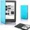 Forefront Cases Étui pour Kobo Glo HD (et Kobo Touch 2.0) (Modèle: 2015) - Mince et Léger, Fonction Automatique Veille/Réveil Intelligente Étui, Coque (Housse) de Protection - Bleu Ciel