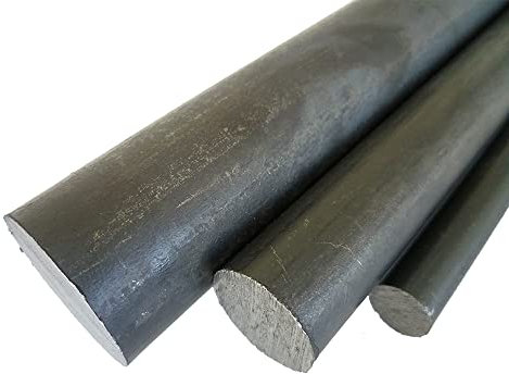 B&T Metall Barre ronde en acier ST 37 Drm. Ø 15 mm laminé, noir, longueur : env. 1 m (1000 mm + 0/-3 mm) – Tolérances dimensionnelles selon la norme DIN EN 10060 (DIN 1013)