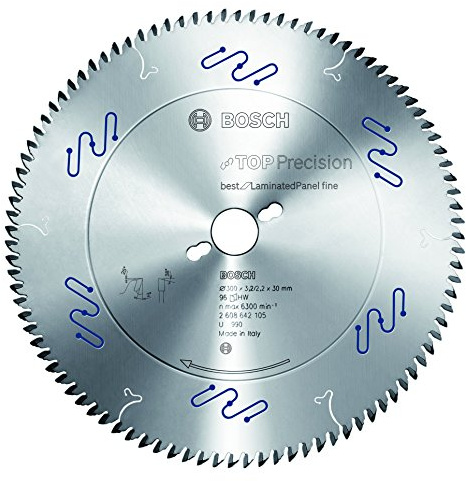 BOSCH Kreissägeblatt Top Precision Best für Laminated Panel Fine 350 x 30 x 3,5 mm, 2608642107