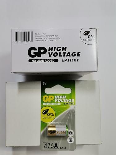 10 X GP 4LR44 6 Volt Alkaline Battery