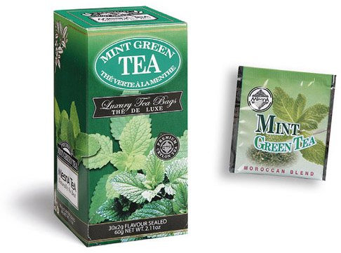 TÈ VERDE ALLA MENTA TEA MLESNA 30 FILTRI