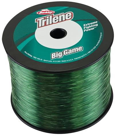 Berkley Trilene® Big Game™, Green, 20lb | 9kg, 650yd | 594m Monofilament Fishing Line, Suitable for Saltwater and Freshwater Environments