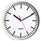 PEARL Küchenuhr: Quarz-Bahnhofsuhr, 22,5cm Durchmesser (Küchenuhr Wanduhr, Wanduhr Bahnhofsuhr, Eisenbahn)