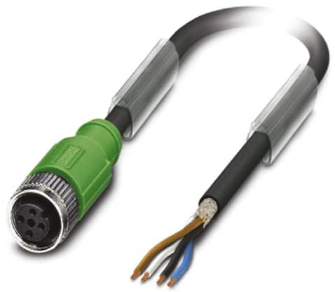 Phoenix Contact SAC-4P- 1.5-PUR/M12FS SH konfektioniertes Sensorkabel Buchse gerade/offenes Ende, Länge 1.5m
