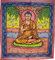 Tagesdecke Buddha Überwurf indische Decke 240x210cm Baumwolle Wandbehang Vorhang