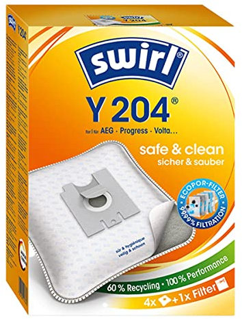 12 Original Swirl Staubsaugerbeutel Y204