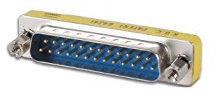 VELLEMAN - CW068 GENDER CHANGER - sehr flach - 25-POL. 141580