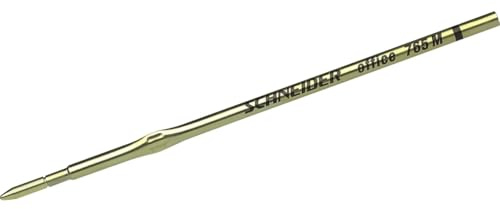 Schneider 176511 Kugelschreiberminen Office 765 - Standard-Format, dokumentenecht, M, schwarz